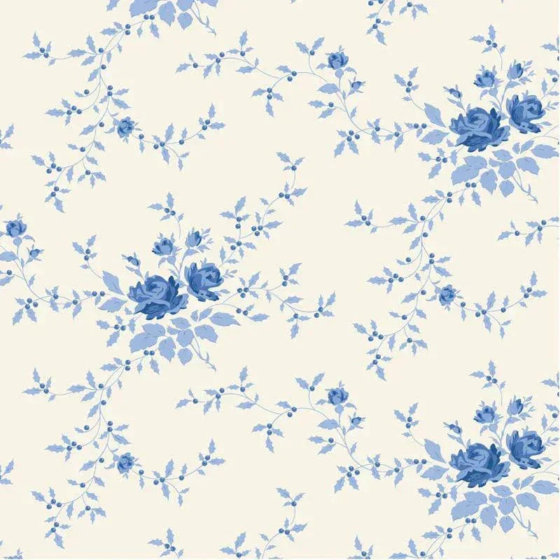 Something Blue Noel Blue Cream TIL100661 by TILDA