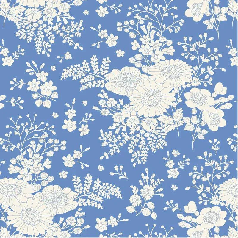 Something Blue Isolde Cornflower Cream TIL100663 by TILDA