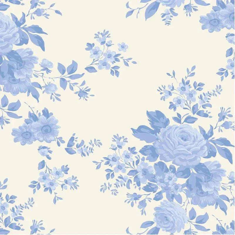 Something Blue Carol Pale Blue Cream TIL100664 by TILDA