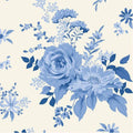 Something Blue Wildgarden Blue Cream TIL100667 by TILDA