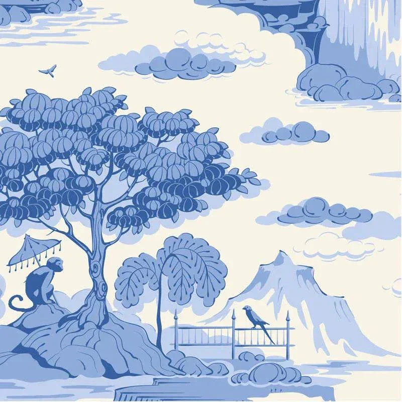 Something Blue Cottonview Cream TIL100670 by TILDA