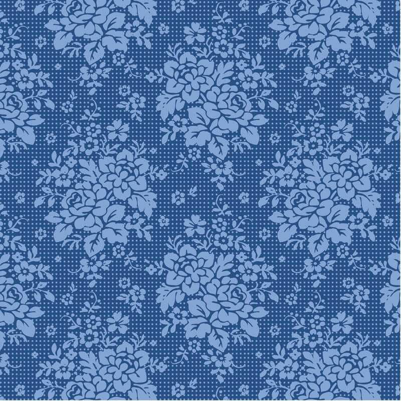 Something Blue Picnic Tonal Night Denim TIL100676 by TILDA