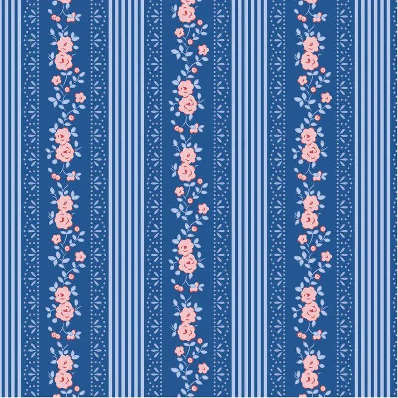 Something Blue Blenders Claramay Stripe Denim TIL110167 by TILDA