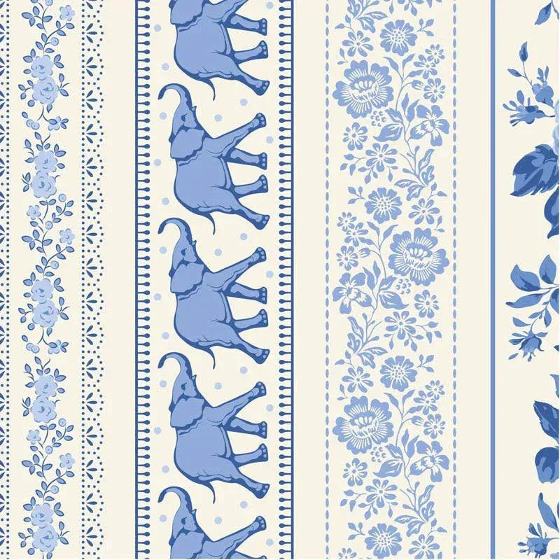Something Blue Blenders Borders Blue TIL110170 by TILDA