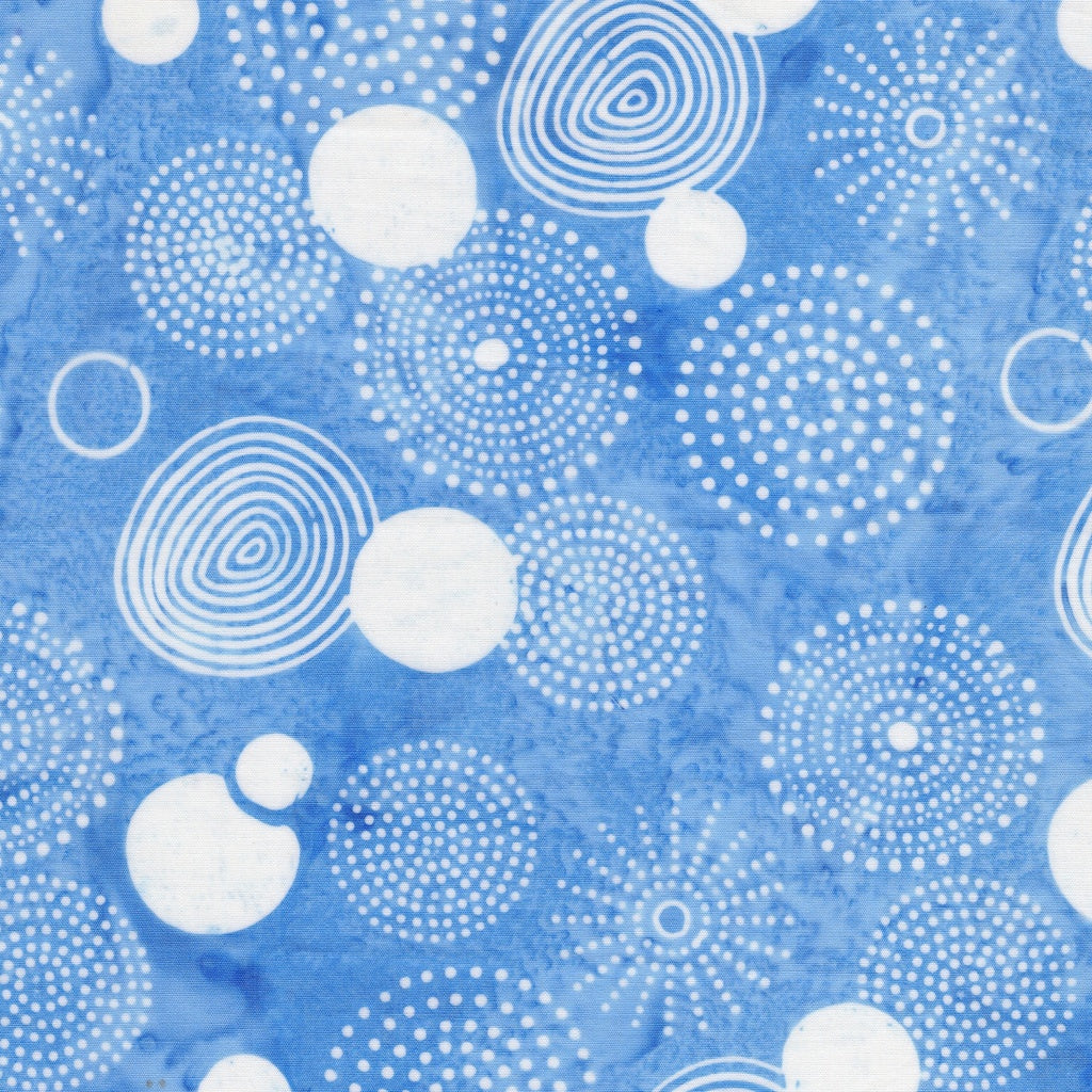 Circle Dots-Blue French Blue