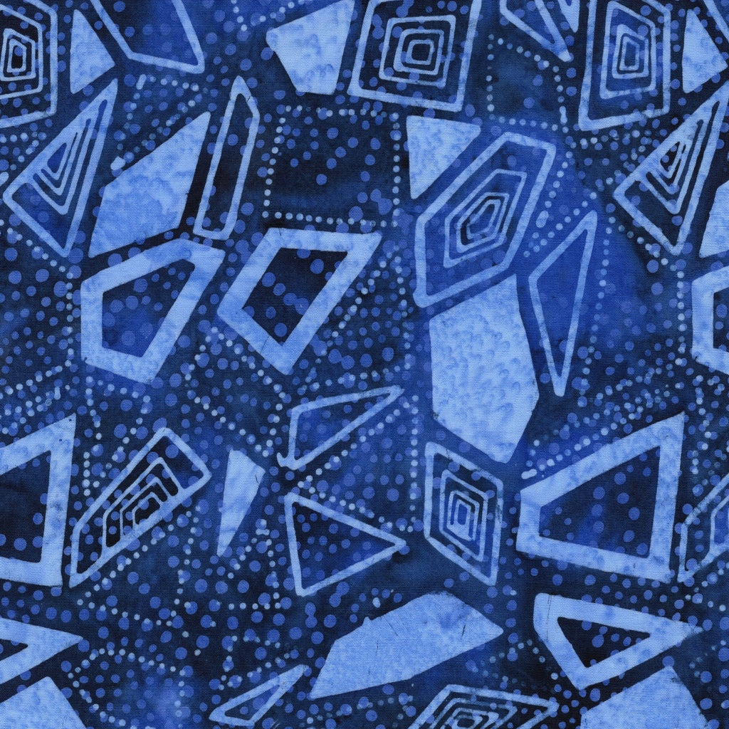Pointed Shapes-Blue Marine