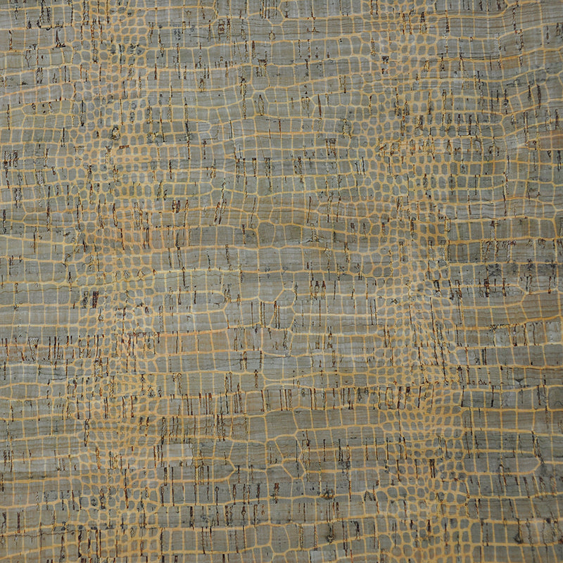 Cork Fabric 18x15 Crocodile