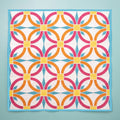Double Wedding Ring Applique Quilt