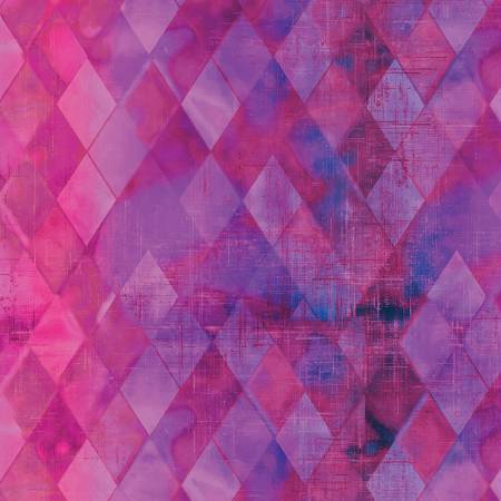 Sassy Animals - Diamonds - Purple (Digitally Printed)