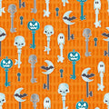 Orange Keys Glow 1448G-33