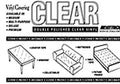 8 Gauge Clear Vinyl 54" Wide