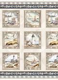 Coastal Escape Panel Neutral 24"