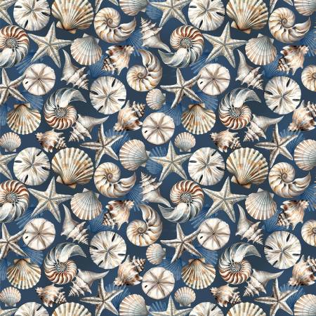 Seashell Serenade 108" Blue