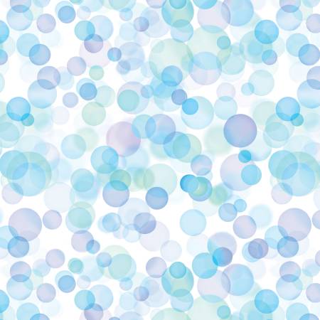 Pastel/Multi Bubbles 108in widebacks