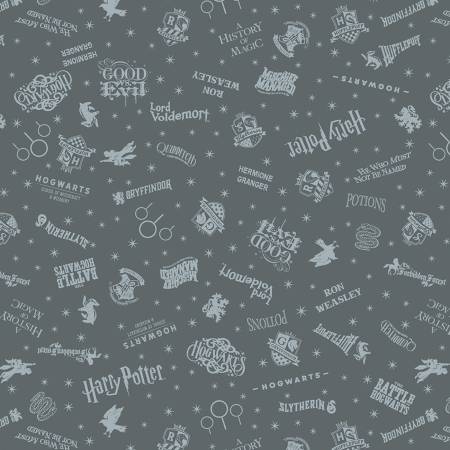 Harry Potter - Shadow Words Dark Gray