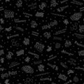 Harry Potter - Minkee Shadow Words Black W60in