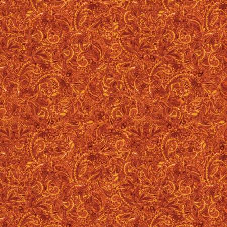 Harvest Beauty Paisley Scroll Pumpkin 15274-38