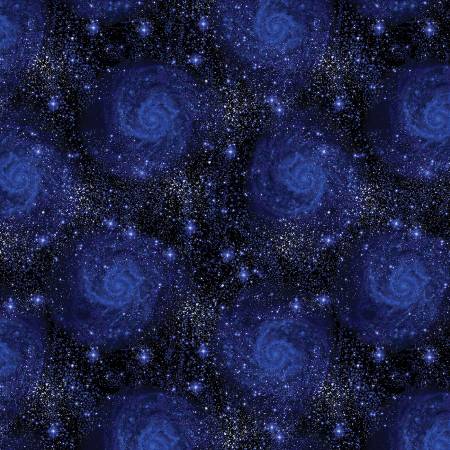 Harry Potter - Magical Minkee Royal Blue W60in