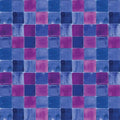 Watercolor Squares IndigoMulti