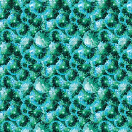 Aqua Stained Glass Umbrellas 16250201-02