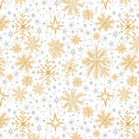 Highland Glen: Snow Frost White/Gold 16727P-92