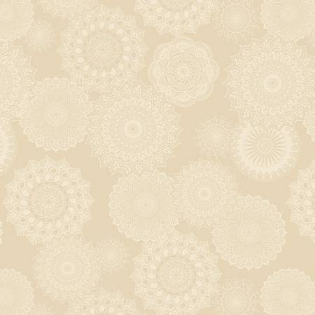 Dancing Doilies Natural 108in Wideback
