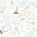 Boho Buddies White Fun and Games 1717-01