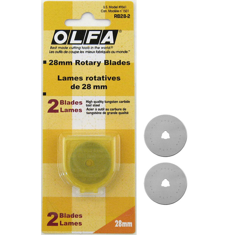 Olfa 28mm Rotary Blades (2 ct)