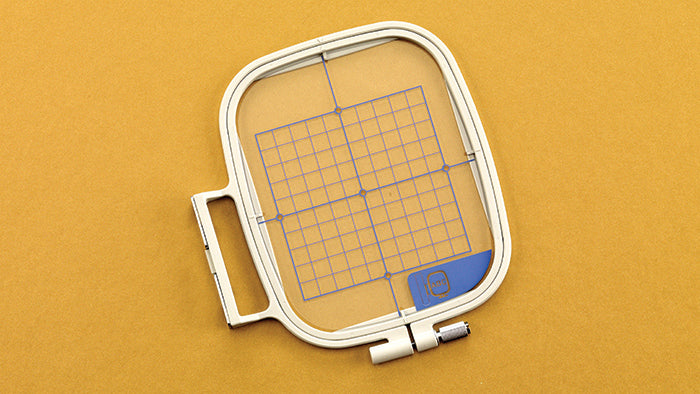 Embroidery Hoop and Grid (4" x 4") - Hoops Acccessory