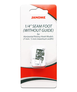 Janome 1/4" Seam Ft w/out Guide 7mmBP