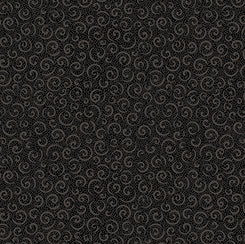 Curly Cue Black on Black
