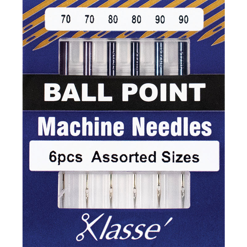 Klasse BallPoint Assorted Needles  (2 70/10 2 80/12 2 90/14)