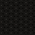 Circle Dot Black on Black