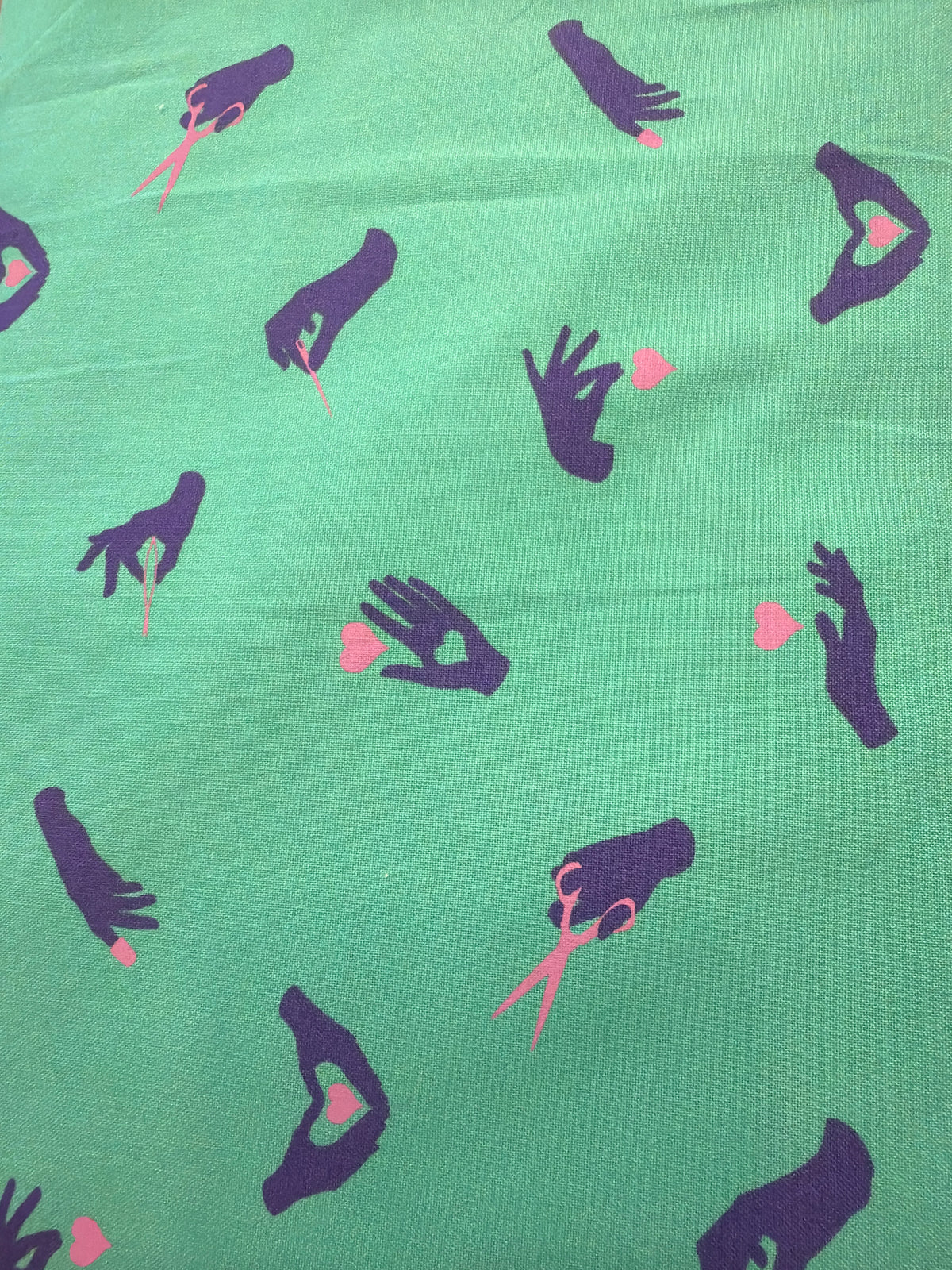 Tula Pink - Homemade Busy Fingers Green