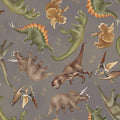 Taupe Tossed Dinos 24152-TPE