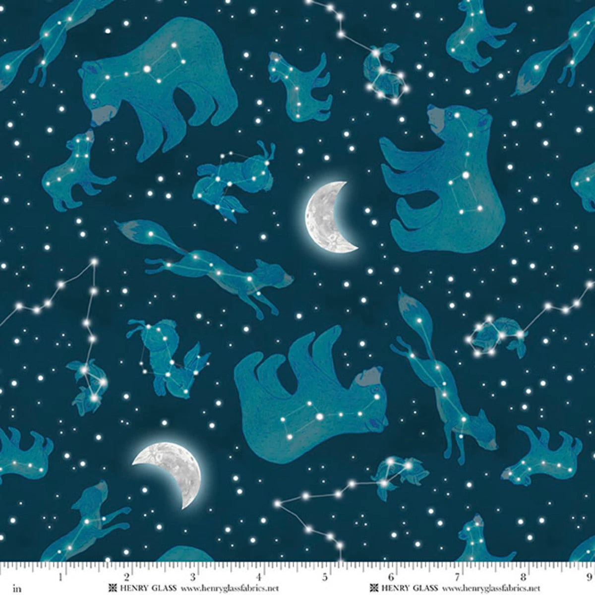 Happy Campers Dark Blue Constellations