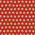 Steampunk Halloween SKULLS RED