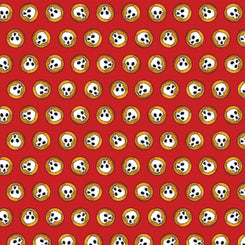 Steampunk Halloween SKULLS RED