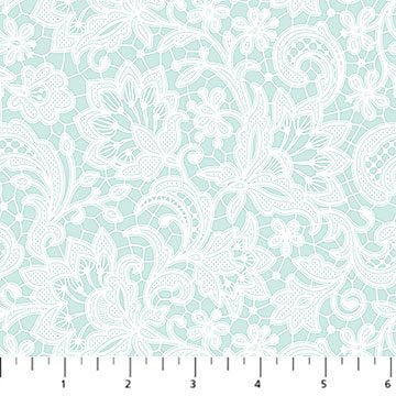 White Wedding 28385-62 Seafoam