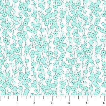 Quilting in Bloom Daisy Chain Lt. Turquoise