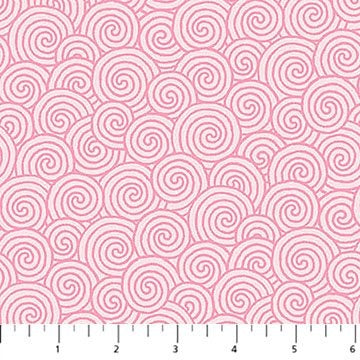 Quilting in Bloom Scroll Blender Pink