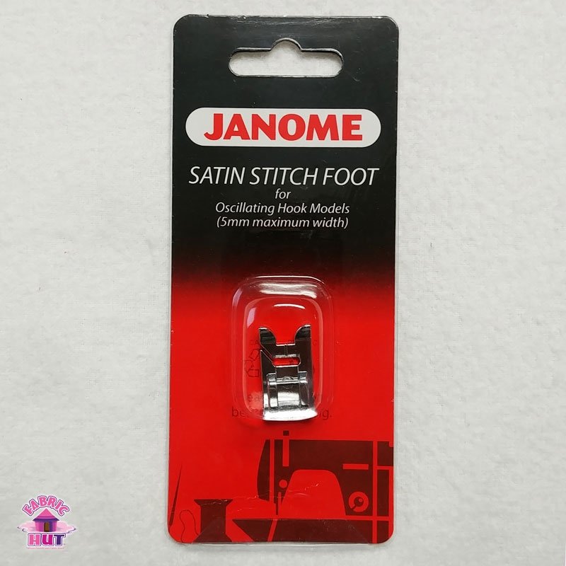 Janome- Satin Stitch Foot for Oscillating Hook Models (5mm max width)