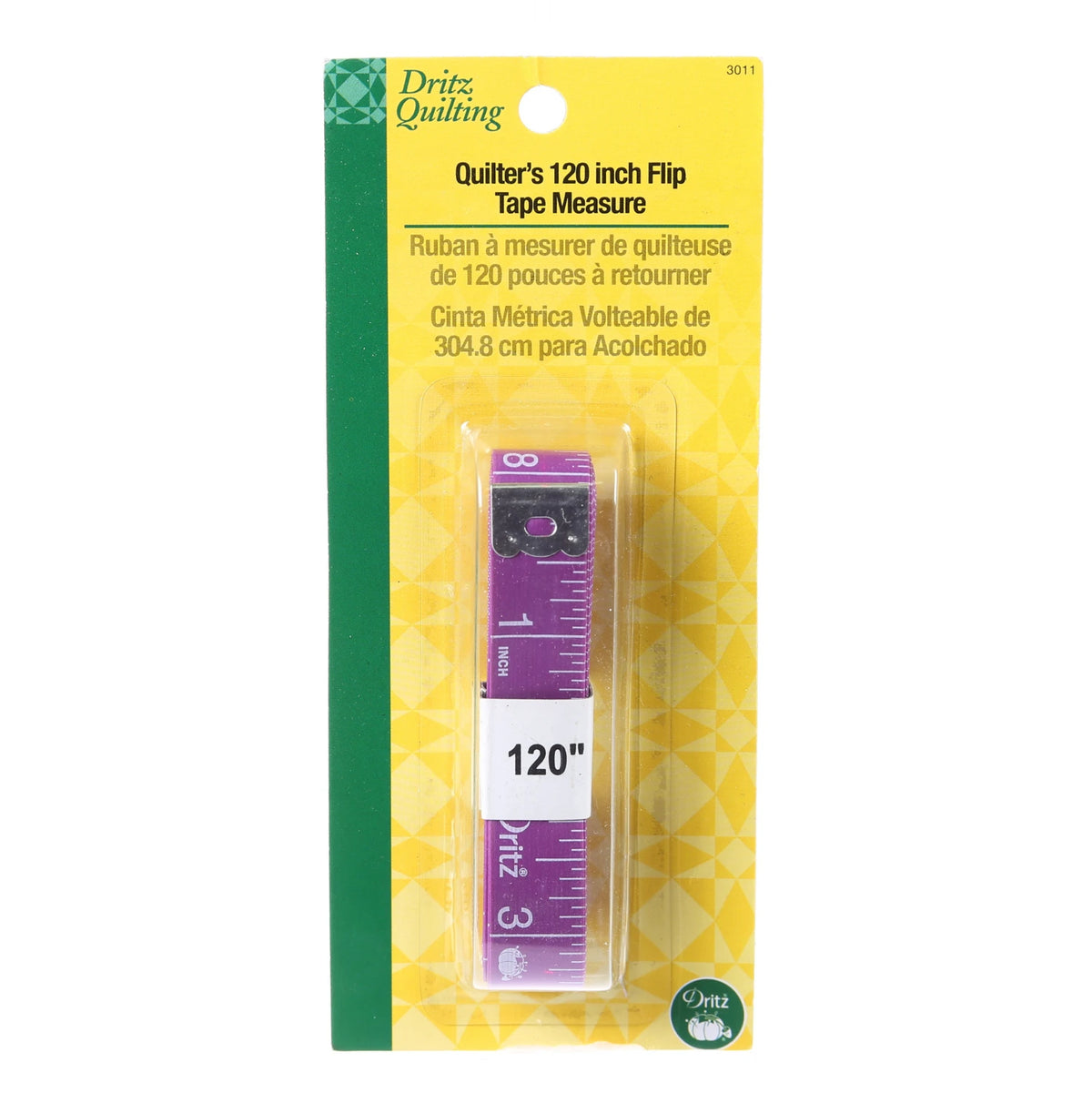 Quilters 120in Flip Tape Measure # 3011D