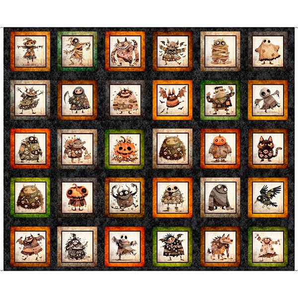 A Haunting We Will Go - Halloween Monster Picture Patches 36"