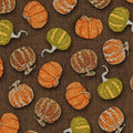 AUTUMN STITCHES - Pumpkin toss - Brown