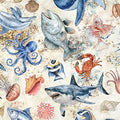 NAUTICUS - SEA CREATURES - CREAM