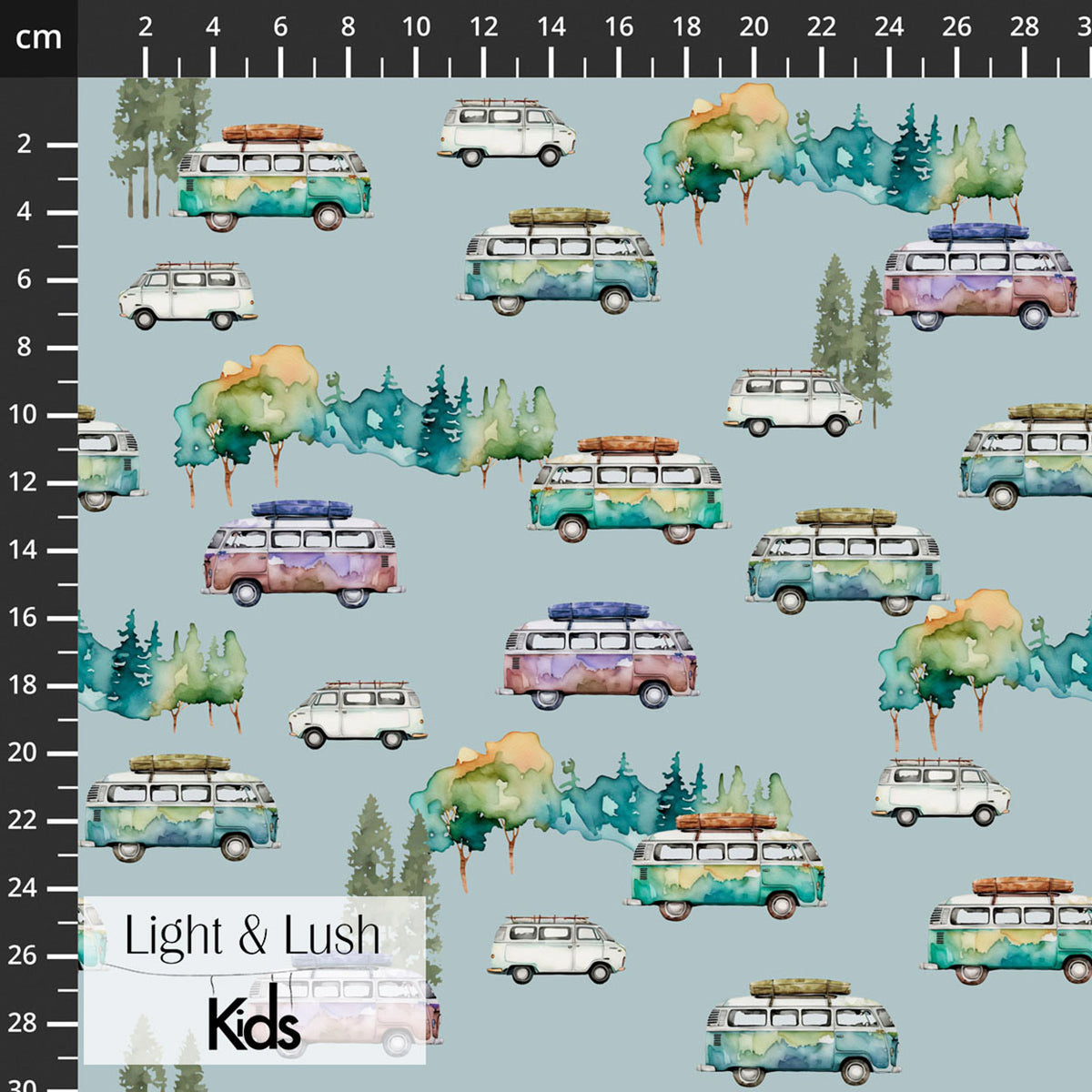 Light & Lush Kids Poplin 34-024 Dusty Blue