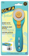 Olfa 45mm Rotary Cutter - Splash Aqua