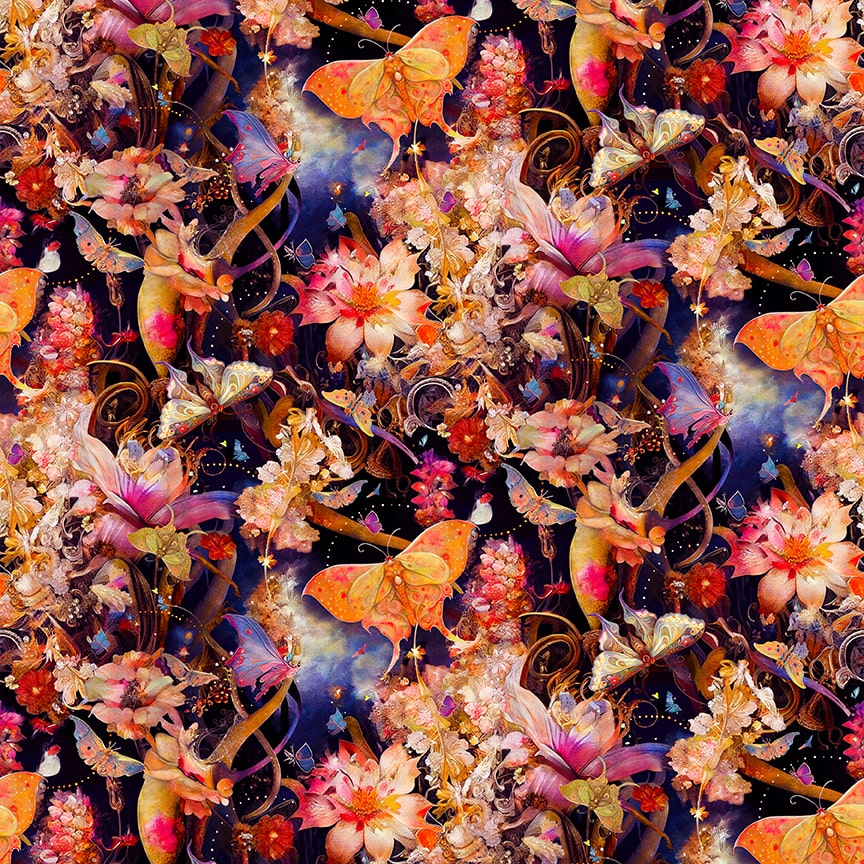 Night Garden 3555-22 Pink