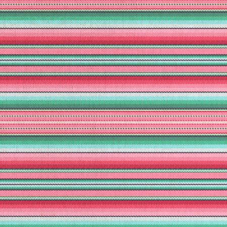 Spirit Of Serape Green/Pink Canvas